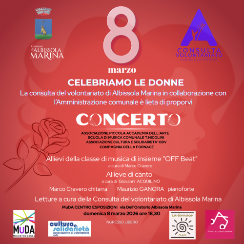CELEBRIAMO LE DONNE - CONCERTO MUDA 8 MARZO 2026