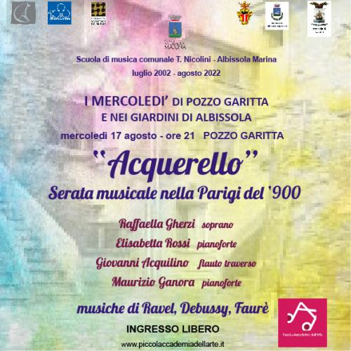 Acquerello 07/09/2022  I mercoledi di Pozzo Garitta 