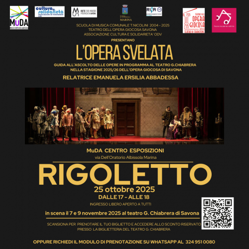 L'OPERA SVELATA - RIGOLETTO 25/10/2025 MuDA Albissola Marina